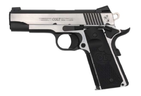 A4735 Colt Combat Elite Commander 45 ACP 1911 Stainless Steel O4080CE