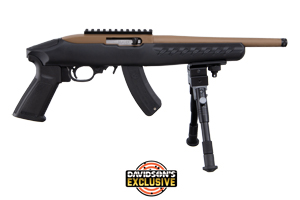 A4793 Ruger 22 Charger 22 LR Davidson's Exclusive Dark Earth 10" Threaded Barrel 4931