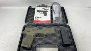 Sig Sauer 365 XL manual safety 9mm 12rd w/ green finish - used 365XL-9-BXR3-MS 3 A4903