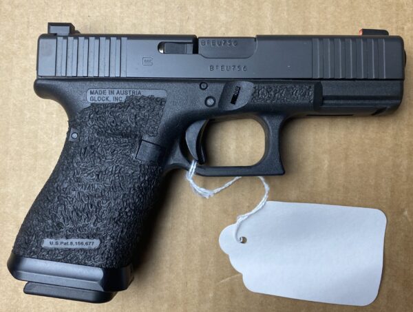 A5279 Custom Stippled Glock 19 Gen 4 9mm 3 Magazines Ameriglo Night Sights