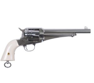 Uberti 1875 Army Outlaw Frank 45 Colt 7.5" Nickel 356713 3 A5403