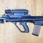 Steyr AUG A3 5.56 / 223 black w/ optic 16" bbl extended rail - used 2 Steyr AUG A3 5.56 / 223 black w/ optic 16" bbl extended rail - used