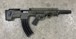 Like New Panzer Bullpup AR12 OD Green 12 Ga Shotgun 10 Round 3 A5470