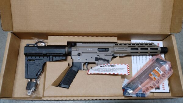 A5502 Freedom Ordnance FX-9 8" 9mm AR-9 Elite FDE Pistol AR9 FX9 FX9P8-FDE-E