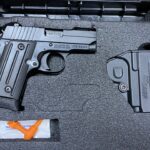 Sig Sauer P238 380 ACP w/ green FO front sight and holster - used great! 2 Sig Sauer P238 380 ACP w/ green FO front sight and holster - used great!