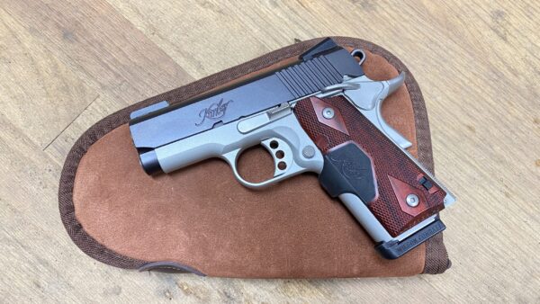 A5642 Used Kimber Ultra Crimson Carry II 45 ACP FO Sights + Red Lasergrips - excellent condition!