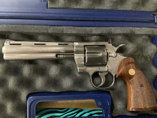 A762 Colt Python 357 mag Stainless Steel SS 6 1982 Python