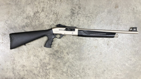 Omega 12 Gauge White Chrome Tactical Shotgun S12ST Semi Auto