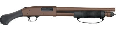 MOSSBERG 590 SHOCKWAVE PATRIOT BROWN 12 GA 14.375" BARREL 3" CHAMBER 5-ROUNDS MOSSBERG 590 SHOCKWAVE PATRIOT BROWN 12 GA 14.375" BARREL 3" CHAMBER 5-ROUNDS