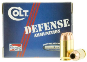 DoubleTap Ammunition Colt Defense, 45 ACP, 230Gr, Jacketed Hollow Point, 20rd Box DoubleTap 3 DoubleTap Ammunition Colt Defense