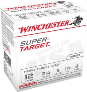 Winchester Super Target 12 Ga, 2.75", 1-1/8oz, 8 Shot, 25rd Box Winchester Ammo 3 Winchester Super Target 12 Ga