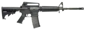 Smith & Wesson, M&P 15, Semi-automatic Rifle, 5.56mm, 16" M4 with A2 Birdcage Barrel, Black, Black Collapsible Stock, Adjustable Rear Sight, 30rd, Additional Side Front Sling Swivel Smith and Wesson 3 Smith & Wesson