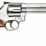Smith & Wesson 686 Plus Deluxe, 357 Mag/38 Spec, 6" Barrel, Stainless Finish, Wood Grips, 7Rd, Adjustable Sights, CA Compliant Smith & Wesson 2 Smith & Wesson 686 Plus Deluxe
