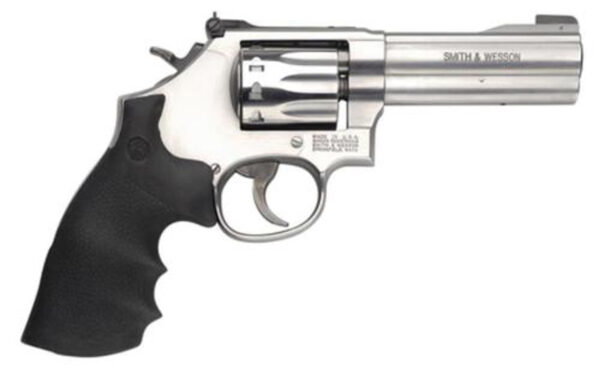 Smith & Wesson 617 K-22 Masterpiece 22LR 4" Barrel Stainless Steel Houge Rubber Grip10rd Smith & Wesson 617 K-22 Masterpiece 22LR 4" Barrel Stainless Steel Houge Rubber Grip10rd