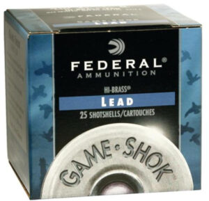 Federal Game-Shok High Brass Lead 410 Ga, 2.5", 1/2oz, 7.5 Shot, 25rd/Box Federal Ammunition 3 Federal Game-Shok High Brass Lead 410 Ga