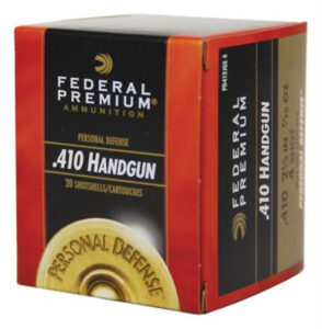 Federal Premium Personal Defense Judge, .410 Gauge, 2.5 Inch, No. 4 Shot, 20rd Box Federal Ammunition 3 Federal Premium Personal Defense Judge