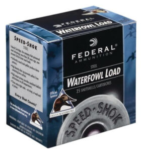 Federal Speed-Shok Steel 20 Ga, 2.75", 1425 FPS, .75oz, 4 Shot, 25rd Box Federal Ammunition 3 Federal Speed-Shok Steel 20 Ga