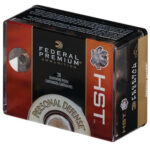 Federal HST Personal Defense 9mm 124gr, Jacketed Hollow Point 20rd Box Federal Ammunition 1 Federal HST Personal Defense 9mm 124gr