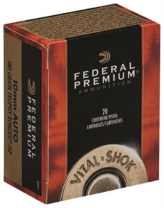 Federal Vital-Shok 10mm 180gr, Trophy Bonded JSP, 20rd Box Federal Ammunition 3 Federal Vital-Shok 10mm 180gr
