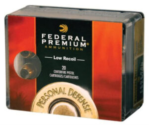 Federal Personal Defense Low Recoil .357 Magnum 130gr, Hydra-Shok Jacketed Hollow Point 20rd Box Federal Ammunition 3 Federal Personal Defense Low Recoil .357 Magnum 130gr