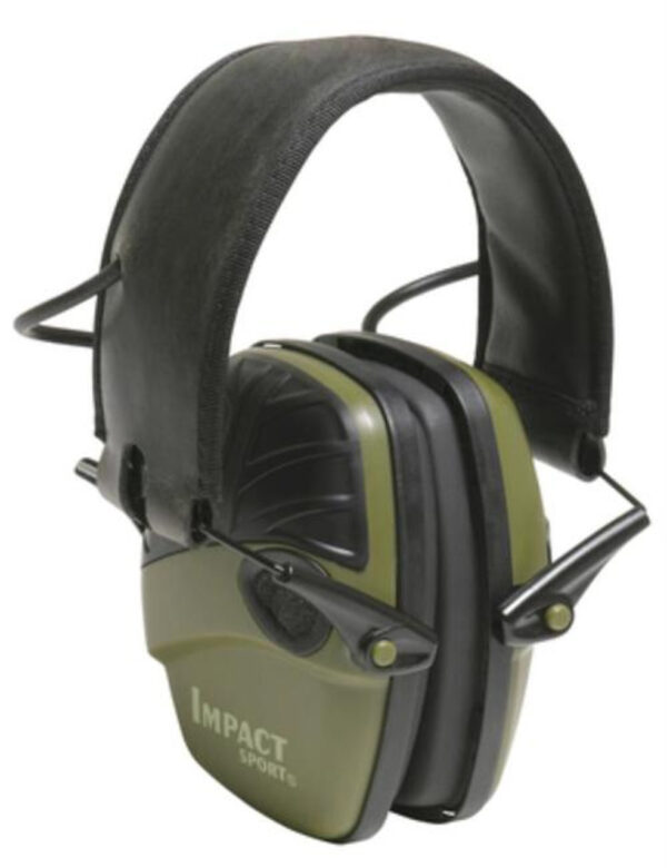 Howard Leight Impact Sport OD Green Electronic Earmuffs Howard Leight Impact Sport OD Green Electronic Earmuffs