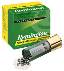 Remington Nitro Mag Loads 12 Ga, 3 1-7/8 oz, 2 Shot, 25rd/Box Remington 3 Remington Nitro Mag Loads 12 Ga