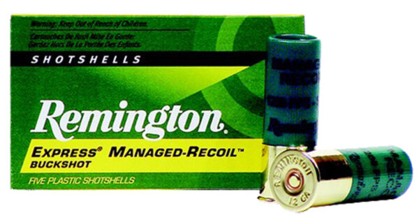 Remington Express Managed Recoil Buckshot 12 Ga 2.75 8 Pellets 00 Buck Shot 5rd Box Remington Express Managed Recoil Buckshot 12 Ga 2.75 8 Pellets 00 Buck Shot 5rd Box