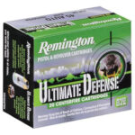 Remington Ultimate Home Defense 380ACP 102gr, Brass Jacketed, Hollow Point, 20rd Box Remington 1 Remington Ultimate Home Defense 380ACP 102gr