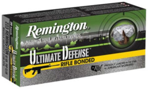 Remington Ultimate Defense 223 Rem 62gr, Bonded Core-Lokt 20rd Box Remington 3 Remington Ultimate Defense 223 Rem 62gr