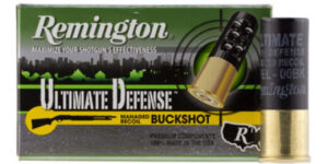 Remington HD Ultimate Home Defense 12g Buckshot, Reduced Recoil, 8 Pellets, 00 Buck-Shot, 5rd Remington 3 Remington HD Ultimate Home Defense 12g Buckshot