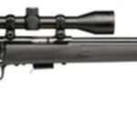 Savage 93R17 FXP with Scope Bolt 17 HMR 21" Barrel, Synthetic Black Stock Blued, 5rd Savage Arms 1 Savage 93R17 FXP with Scope Bolt 17 HMR 21" Barrel