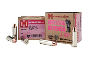 Hornady Critical Defense Lite 9mm 100gr, FTX, 25rd Box Hornady 3 Hornady Critical Defense Lite 9mm 100gr