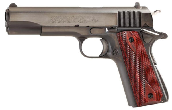 Colt 1911 Series 70 Govt 45 ACP 5" Barrel Double Diamond Rosewood Grip 7rd Mag Colt 1911 Series 70 Govt 45 ACP 5" Barrel Double Diamond Rosewood Grip 7rd Mag