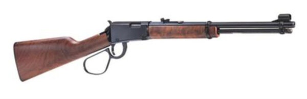 Henry Lever Carbine Lever 22 S/L/LR 16" Barrel Large Loop Walnut Stock Blue Henry Lever Carbine Lever 22 S/L/LR 16" Barrel Large Loop Walnut Stock Blue