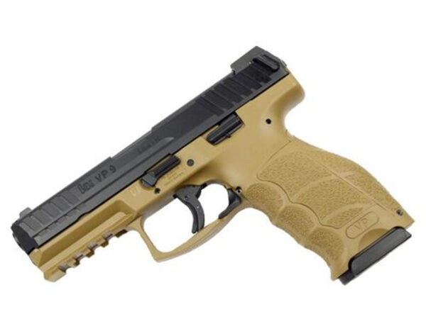 HK VP9 9mm Flat Dark Earth 4" Barrel Nite Sites 15rd Mag HK VP9 9mm Flat Dark Earth 4" Barrel Nite Sites 15rd Mag