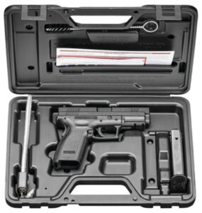 Springfield XD Essential Package DAO 40S&W 4" Barrel, Poly Grip/Frame Black, 10rd Springfield Armory 3 Springfield XD Essential Package DAO 40S&W 4" Barrel