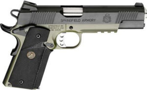Springfield 1911 Loaded Operator, 45 ACP, 5", OD Green, CA Compliant Springfield Armory 3 Springfield 1911 Loaded Operator