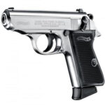 Walther PPK/S .22 L.R. 3" Barrel Nickel 10 Round, 1 Mag Walther 2 Walther PPK/S .22 L.R. 3" Barrel Nickel 10 Round