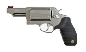 Taurus Judge 45/410, Matte Stainless 410 Ga(2 1/2")/45 LC/3" Barrel/Fiber Optic Sight Taurus 3 Taurus Judge 45/410