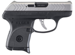 Ruger LCP 380 ACP Double, 2.75" Barrel, Black Grip, Stainless Slide Ruger 3 Ruger LCP 380 ACP Double