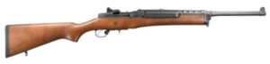 Ruger Mini 14 Ranch Rifle 223/5.56, 18" Barrel, Blued, Wood Stock, 5rd Mag Ruger 3 Ruger Mini 14 Ranch Rifle 223/5.56