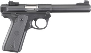Ruger Mark IV 22 LR, 5.5" Barrel, Black Synthetic Grip, 10rd Ruger 3 Ruger Mark IV 22 LR