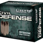 Liberty Ammo Civil Defense .38 Special 50gr, Fragmenting HP, 20rd Box, 50/Case Liberty Ammo 2 Liberty Ammo Civil Defense .38 Special 50gr
