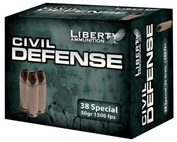 Liberty Ammo Civil Defense .38 Special 50gr Liberty Ammo Civil Defense .38 Special 50gr