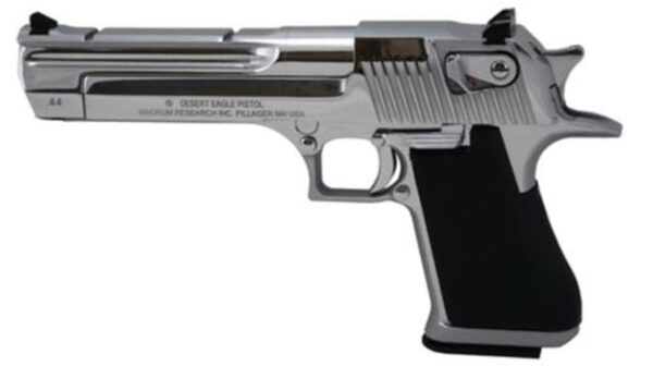 Magnum Research Desert Eagle Mark XIX .44 Magnum 6" Barrel Polished Chrome Finish 8rd California Compliant Magnum Research Desert Eagle Mark XIX .44 Magnum 6" Barrel Polished Chrome Finish 8rd California Compliant