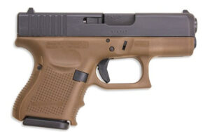 Glock G26 Gen4 9mm Flat Dark Earth Frame 10 round Glock 3 Glock G26 Gen4 9mm Flat Dark Earth Frame 10 round