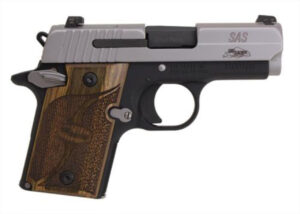 Sig P938 9mm 3" SAS 2-Tone SAO Siglite Walnut Grip (1) 6rd Steel MAG Ambi Safety Dehorned Sig Sauer 3 Sig P938 9mm 3" SAS 2-Tone SAO Siglite Walnut Grip (1) 6rd Steel MAG Ambi Safety Dehorned