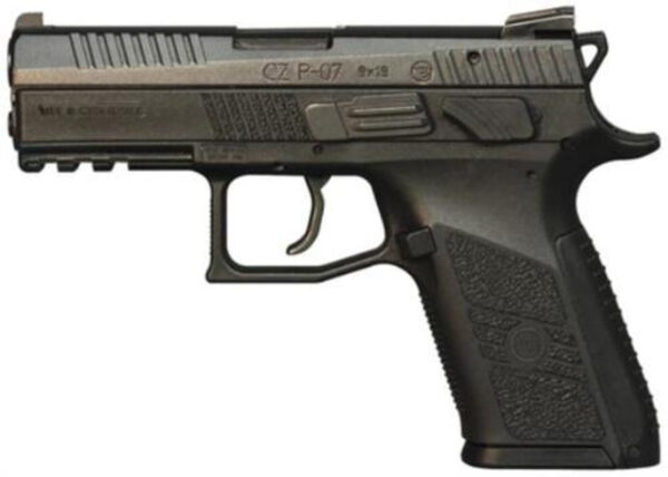 CZ P-07 Compact 9mm 3.8 Barrel Interchangeable Grip 15 Rd Mags CZ P-07 Compact 9mm 3.8 Barrel Interchangeable Grip 15 Rd Mags