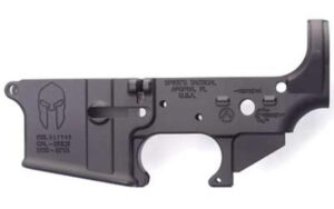 Spikes Lower Receiver Stripped -, Spartan Logo Spikes Tactical 3 Spikes Lower Receiver Stripped -