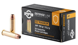 PPU 357 Magnum 158gr, Jacketed Hollow Point, 50rd Box PPU Ammo 3 PPU 357 Magnum 158gr